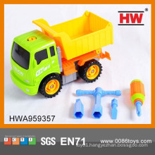 Most Popular Plastic Cartoon Truck Toy Take Apart Toy Cars